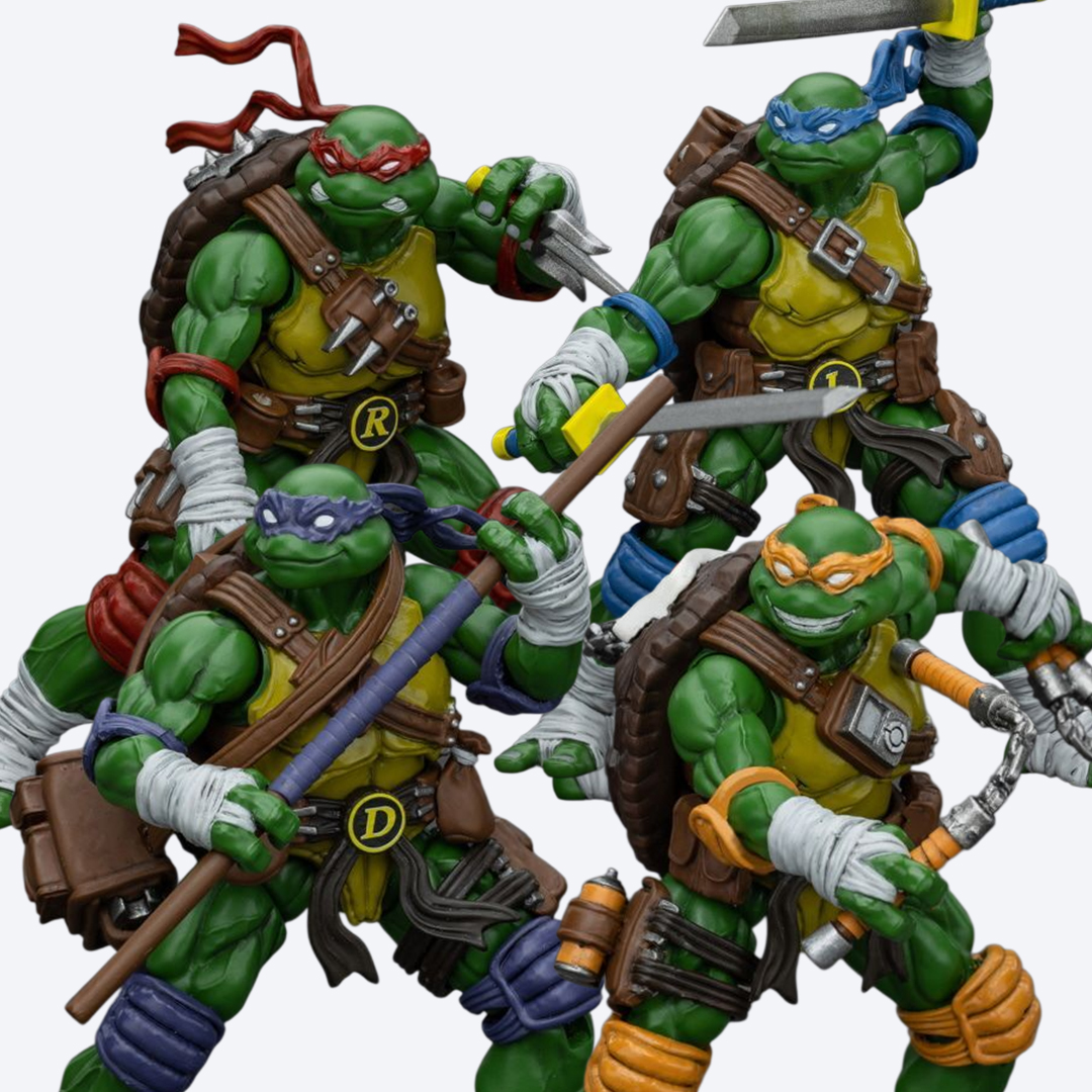 조이토이 닌자거북이 TMNT 4종 세트 (재판) 1/18스케일
